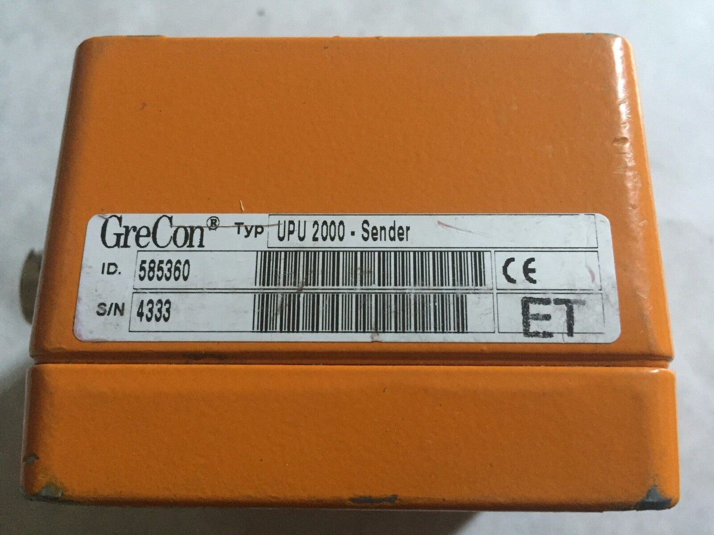 Grecon Upu 2000 Ultrasonic Spark Sensor Grecon Upu 2000-Sender Id 585360,Ak