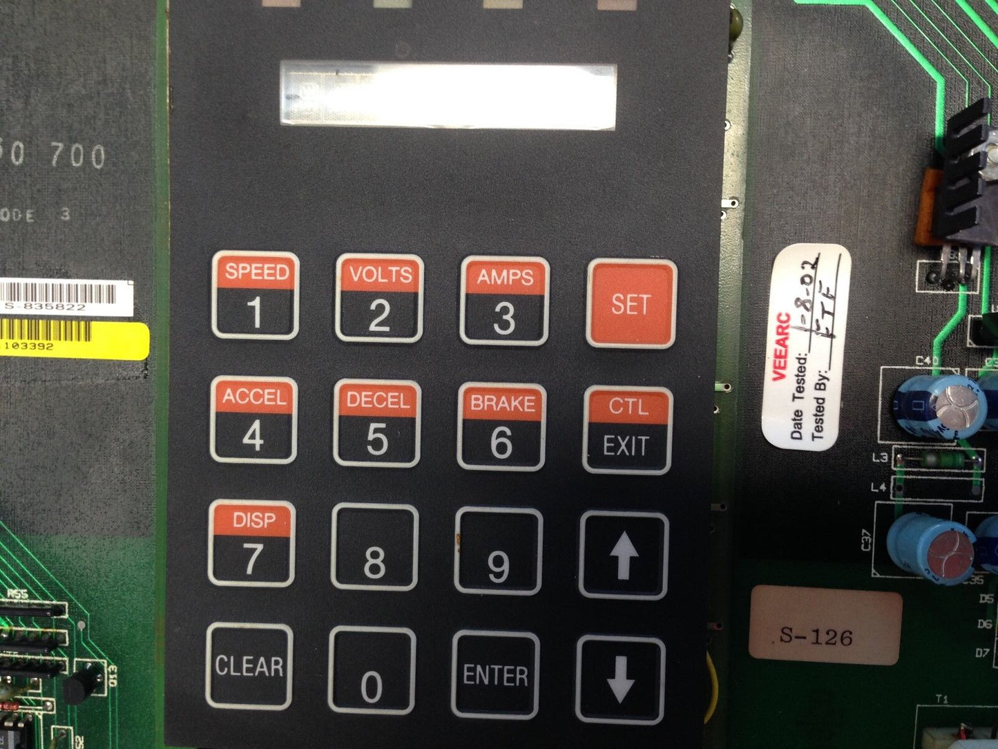 Vee Arc 404-098-A Pc Control Board W/ Keypad 930 700 010887,Vee Arc 404-098, Dh