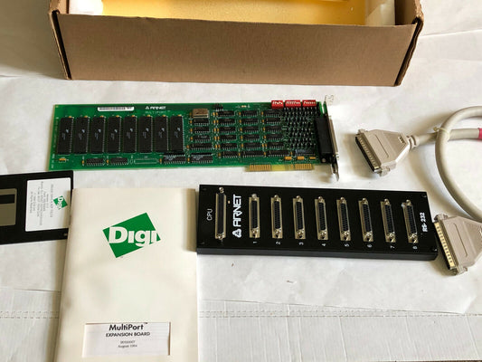 New Arnet 30500394 Digi Multiport Cpu,8Port Dsub,50500016,Db25,70500030,Cy,Cf