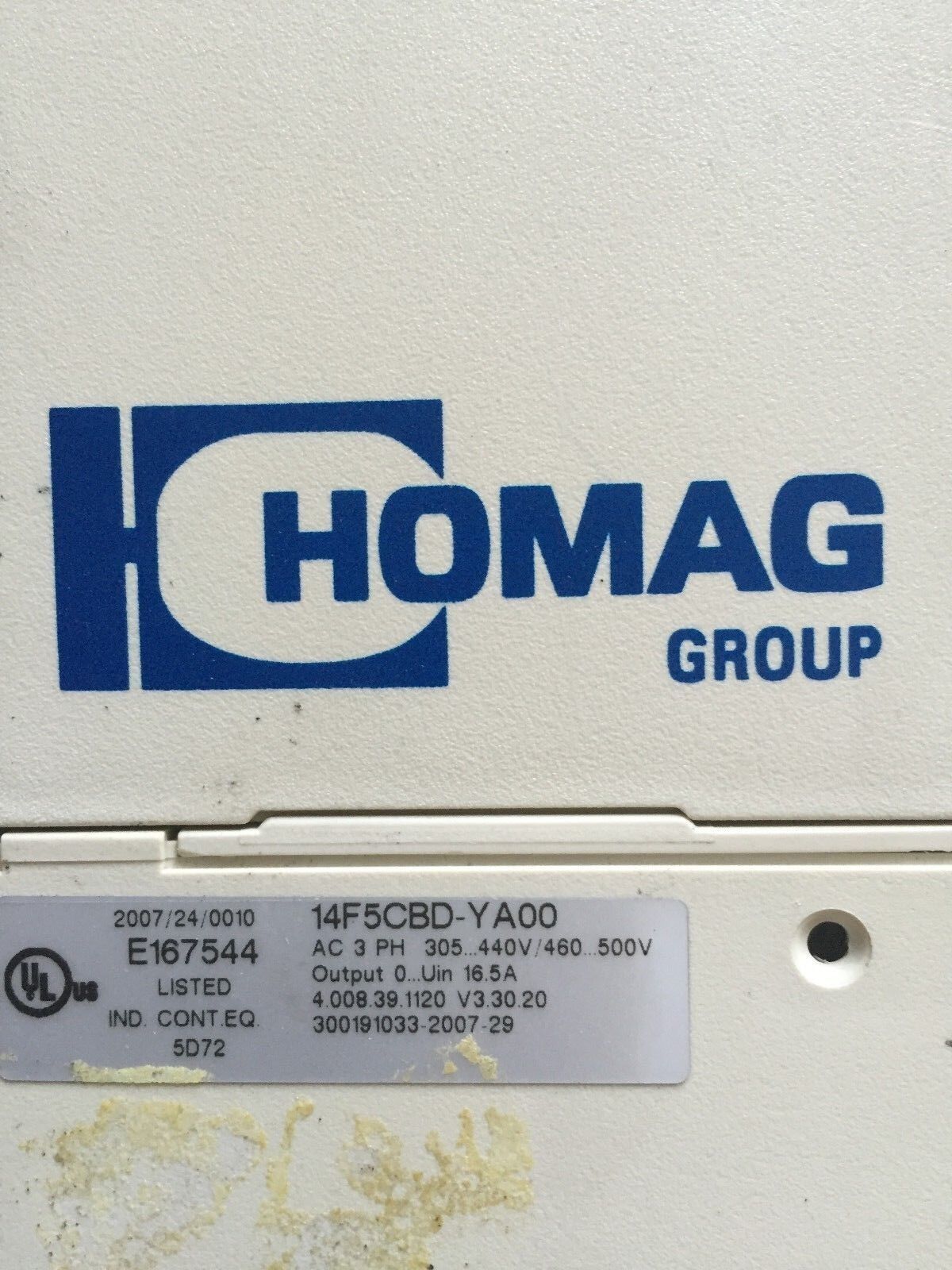 Homag 14F5cbd-Ya00 Combivert Keb 14.E5 T60-A071 E/A Filter Inverter,3Ph,Tj