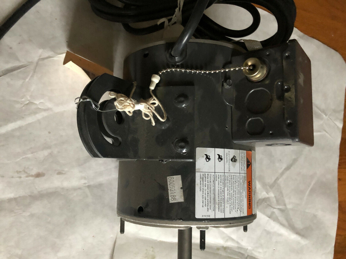 New Dayton 4Ete5 Air Circulator Motor 1/3Hp 1100Rpm 2 Spd ,Bi