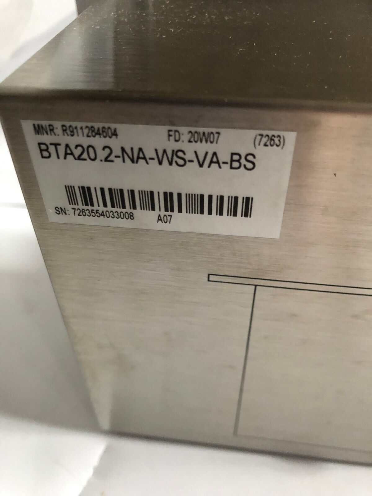 New Rexroth R911284604 Operator Panel,Rexroth Bta20.2-Na-Ws-Va-Bs,Al