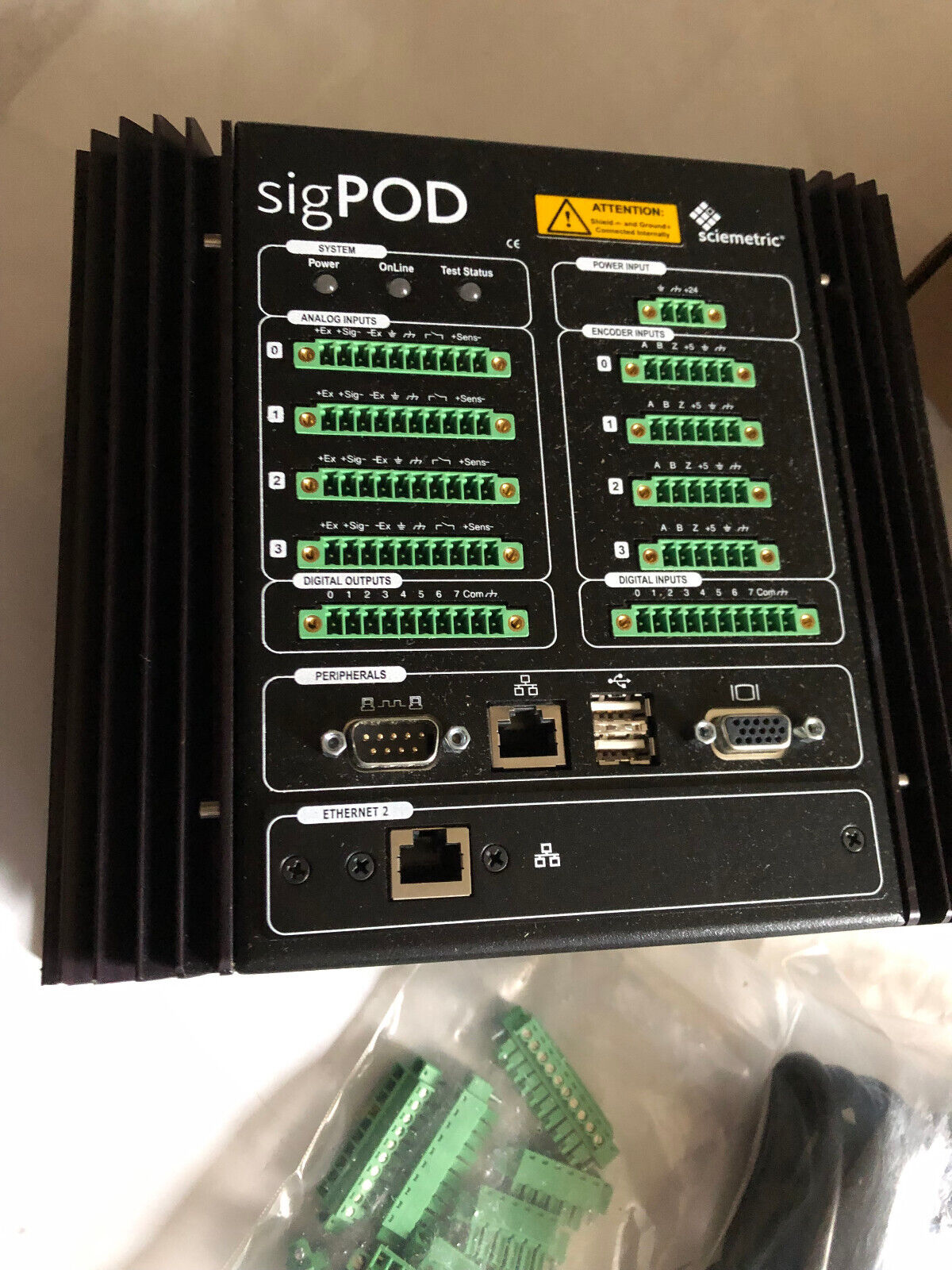 New Sciemetric 1204-0H00 Process Monitor,Sciemetric Sigpod,Sig Pod,1204-Ohoo,Ed
