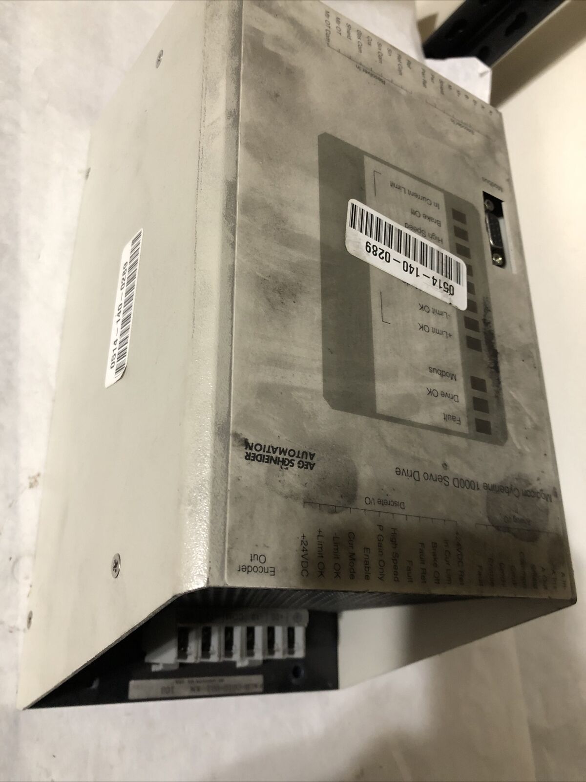 Aeg Modicon Dr-D010-001 Cyberline 1000D Servo Drive As-012B-201,(Repaired),Fl,Fk