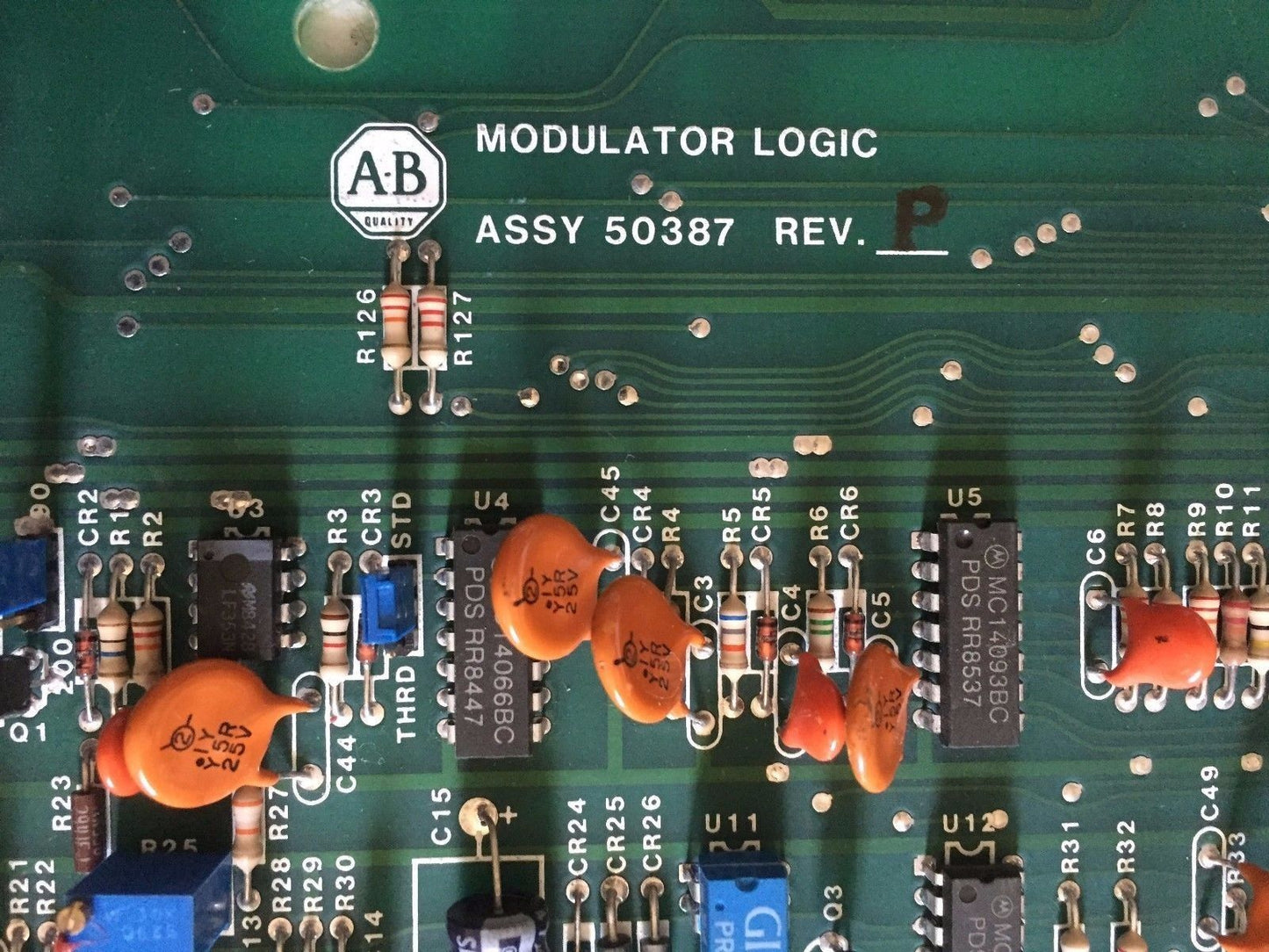 Allen-Bradley 50387 Rev P, Allen-Bradley Assy 50387 Modulator Logic Board,Ae,Tl