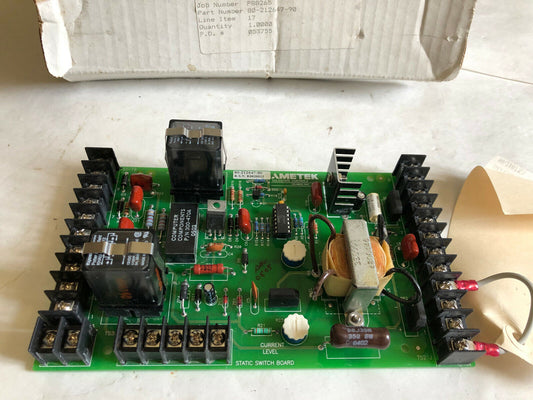 New Ametek 80-212647-90 Static Switch Board,Sk