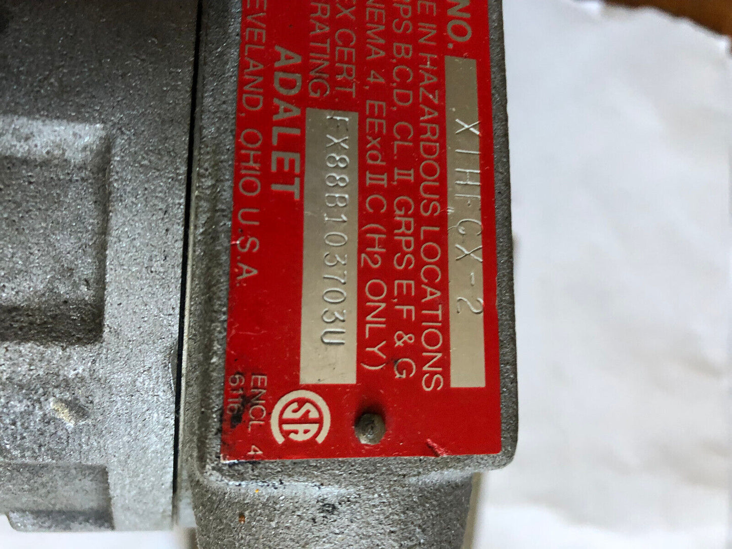 New Adalet Xihfcx-2,Adalet 600 Xthfcx-2 Explosion Proof Instrument Enclosure,Bn