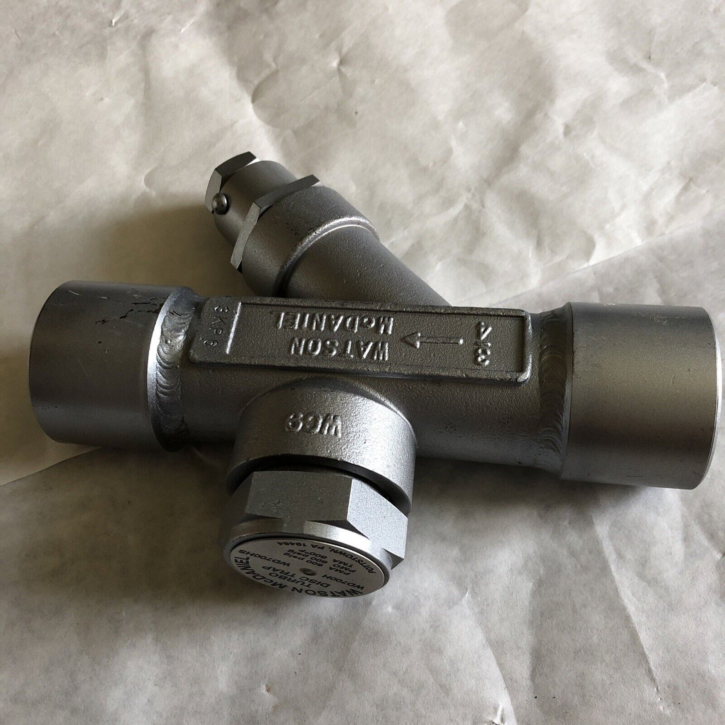 Watson Mcdaniel Wd700h,Wd700hs Turbo Disc Trap 3/4" Wd700s-14-Sw,Weld Ends,Bv