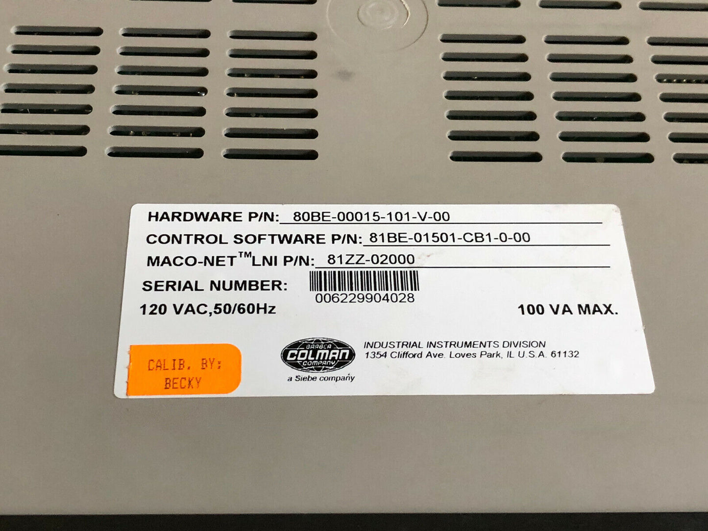 Barber Colman 80Be-00015-101-V-00,81Be-01501-Cb1-0-00,81Zz-02000,Ch