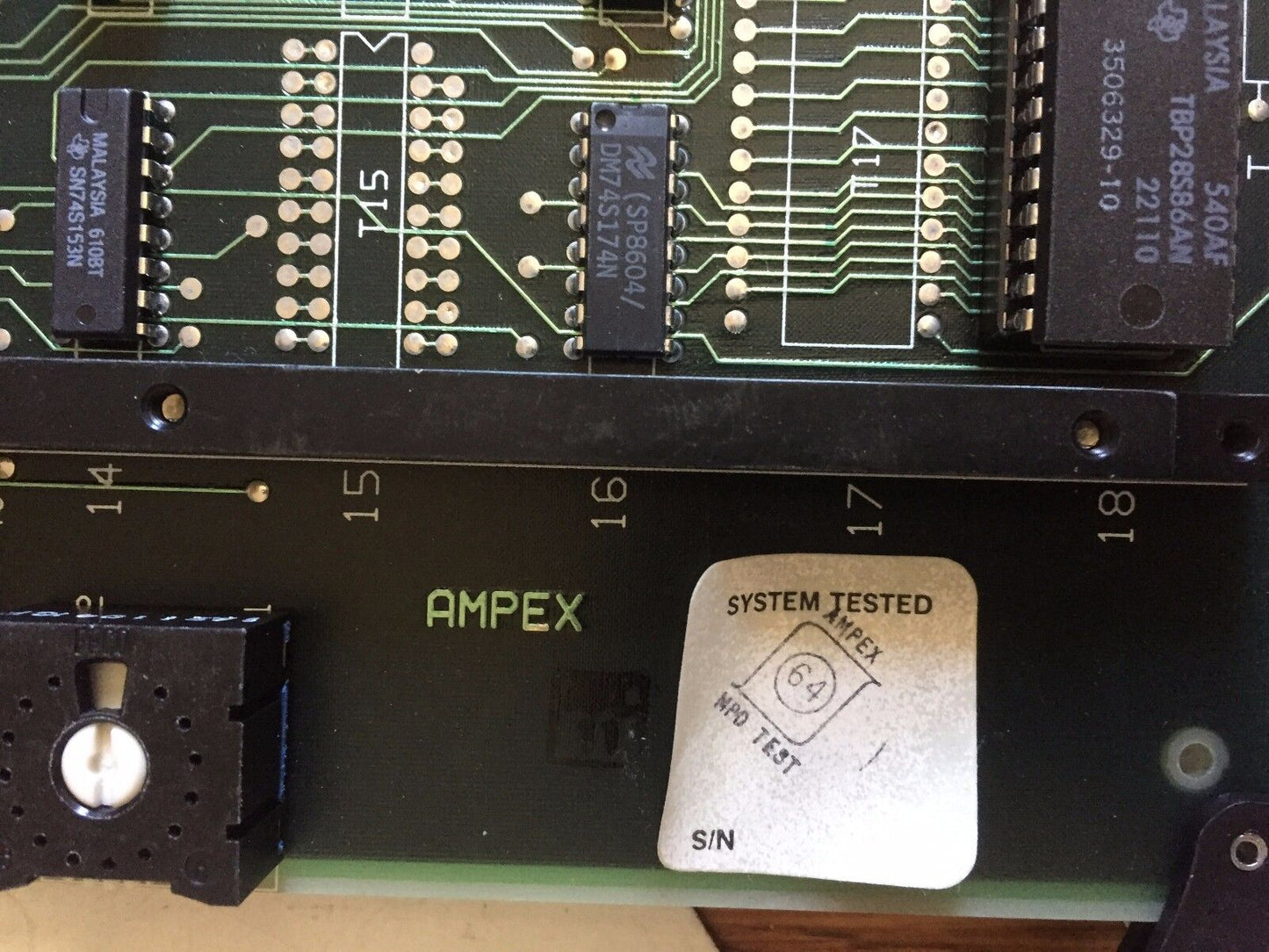 New Ampex 3506717-01P,Ta0219,8622-8 Acod Circuit Board Pwb 3506718-01B,Az