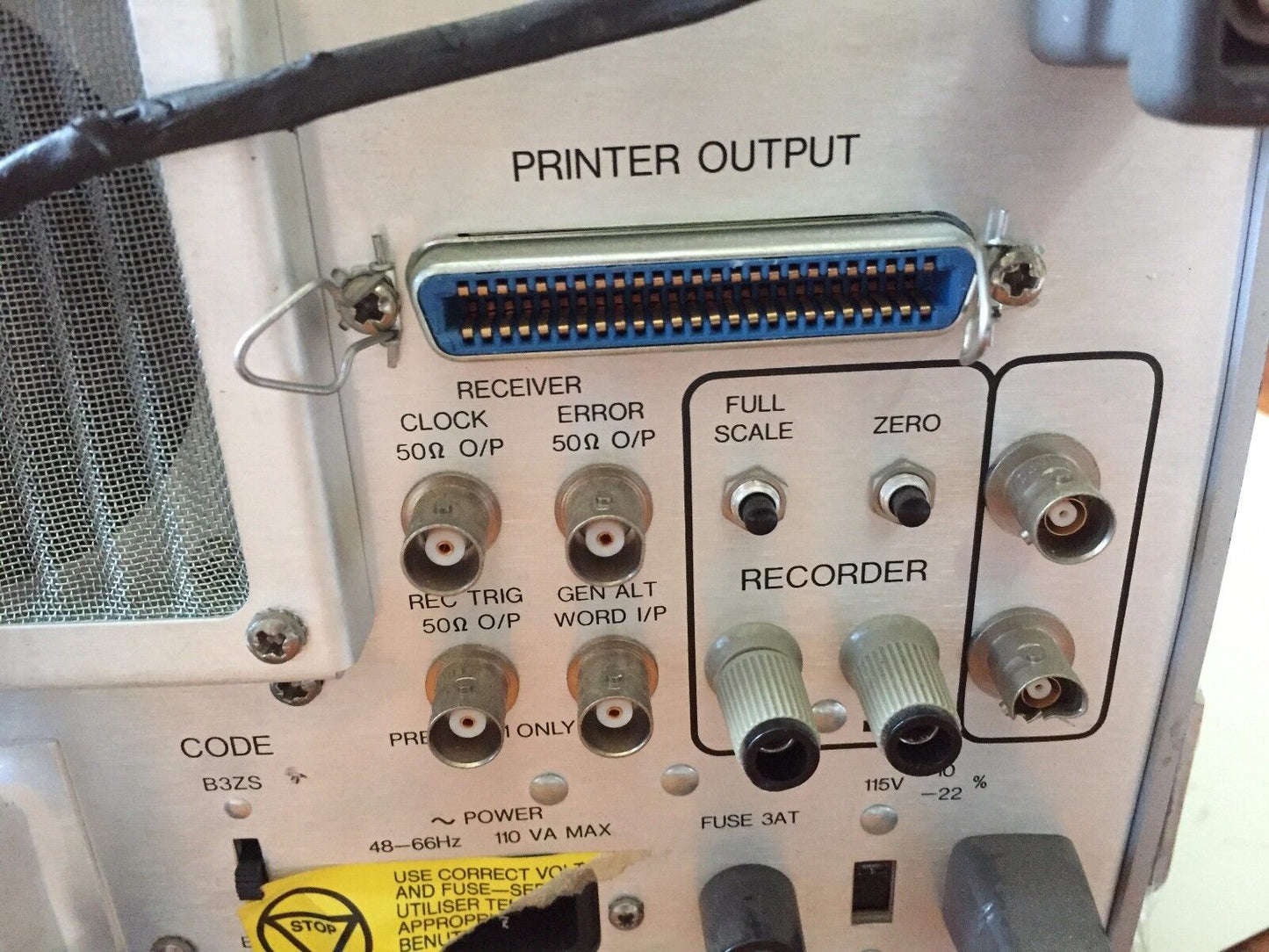 Hp 3780A Pattern Generator/Error Detector,Agilent Opt 001/C03/H38,Bu