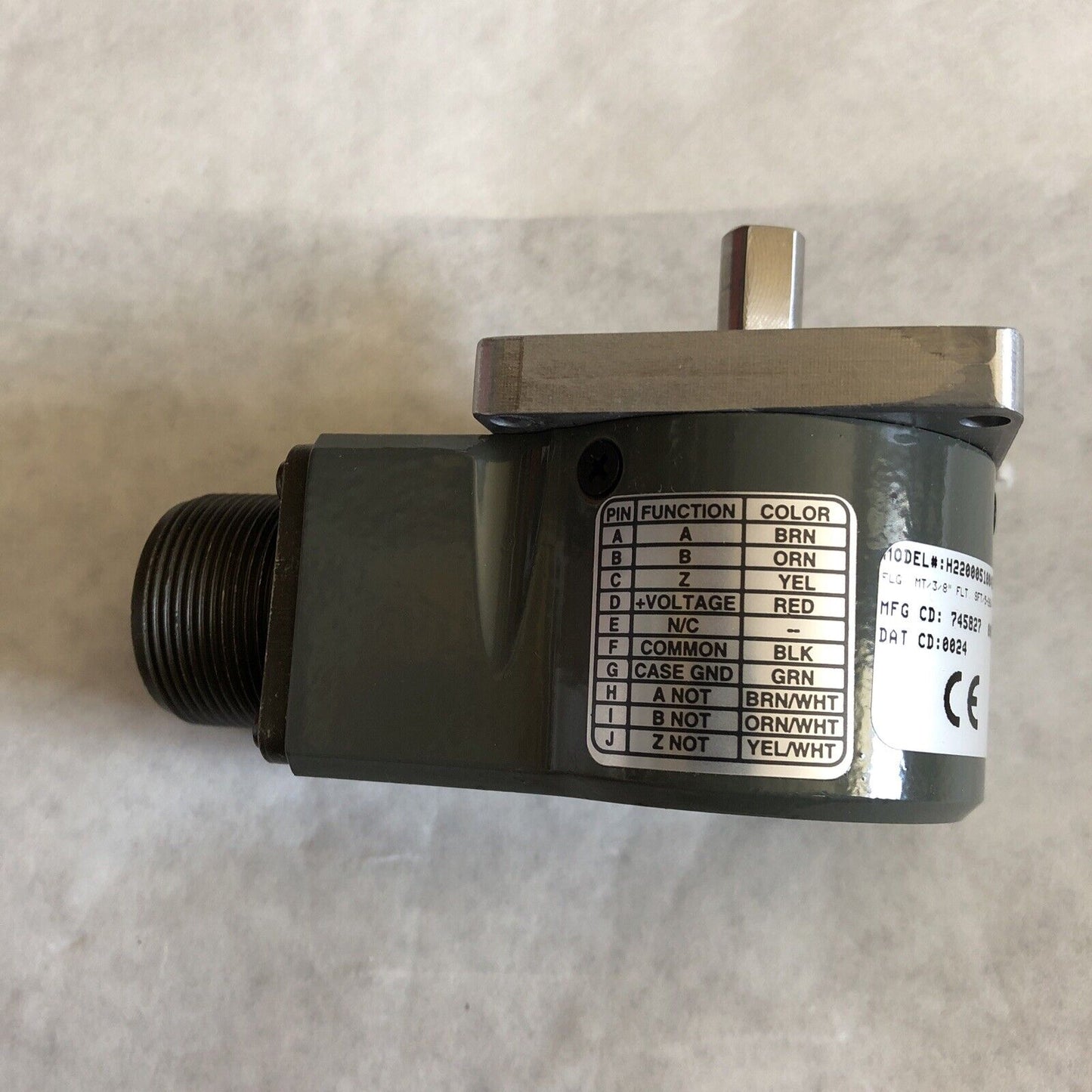 New Dynapar H220005100435 Encoder Directional Flange 7Pin Male Pilot,Ec