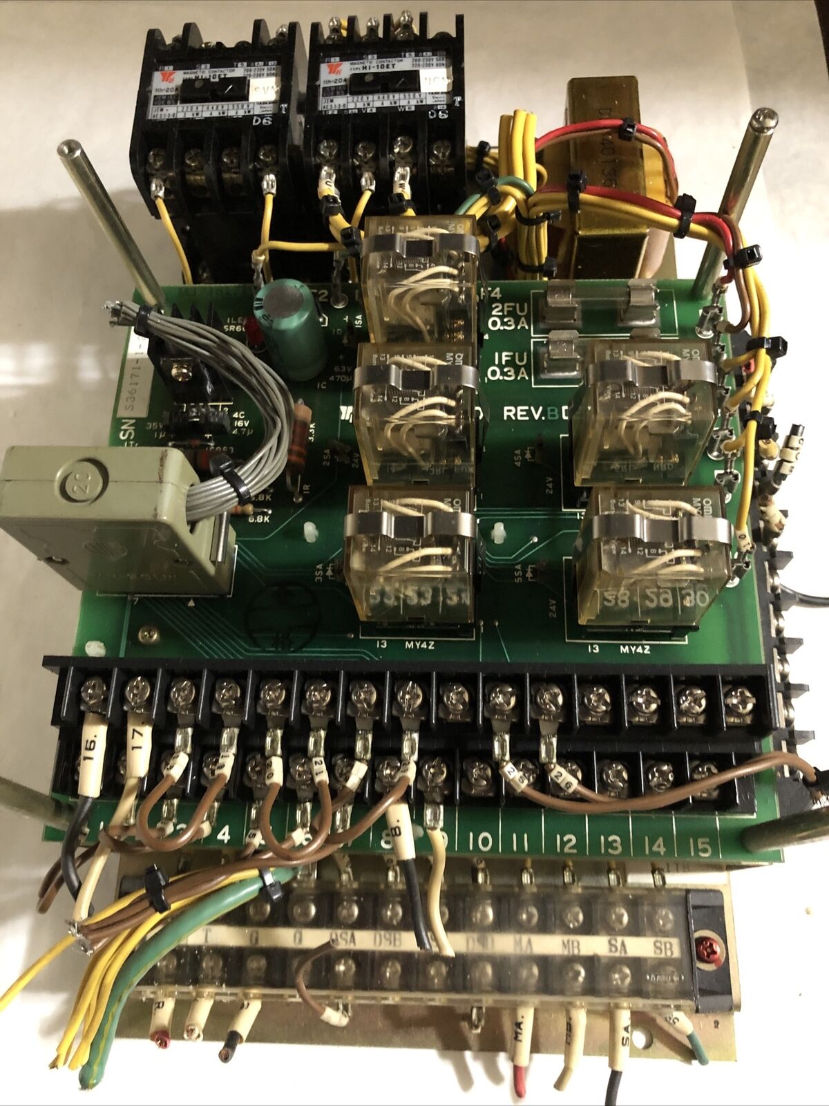 Yaskawa Jancd-Tu01,Jancd-Tu0i,Power Unit Jancd-Tuo1 Rev.B,Df8200591,Ni-10Et,Dj