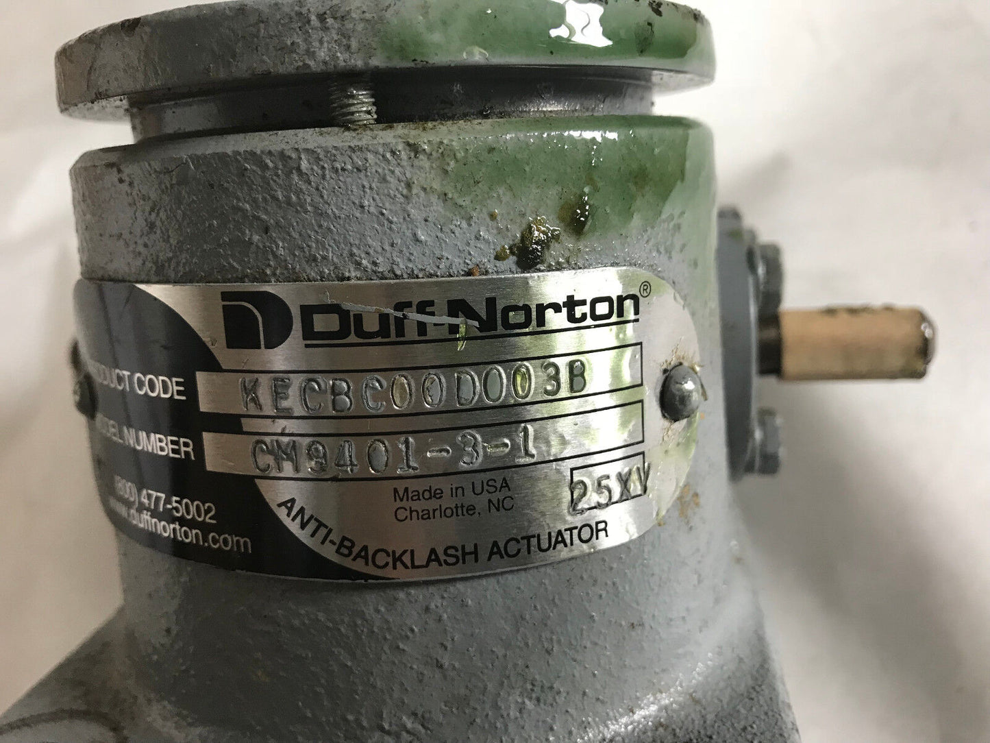 New Cm9401-3-1 Duff-Norton Anti-Backlash Actuator Duff-Norton Kecbc00d003b,Aj