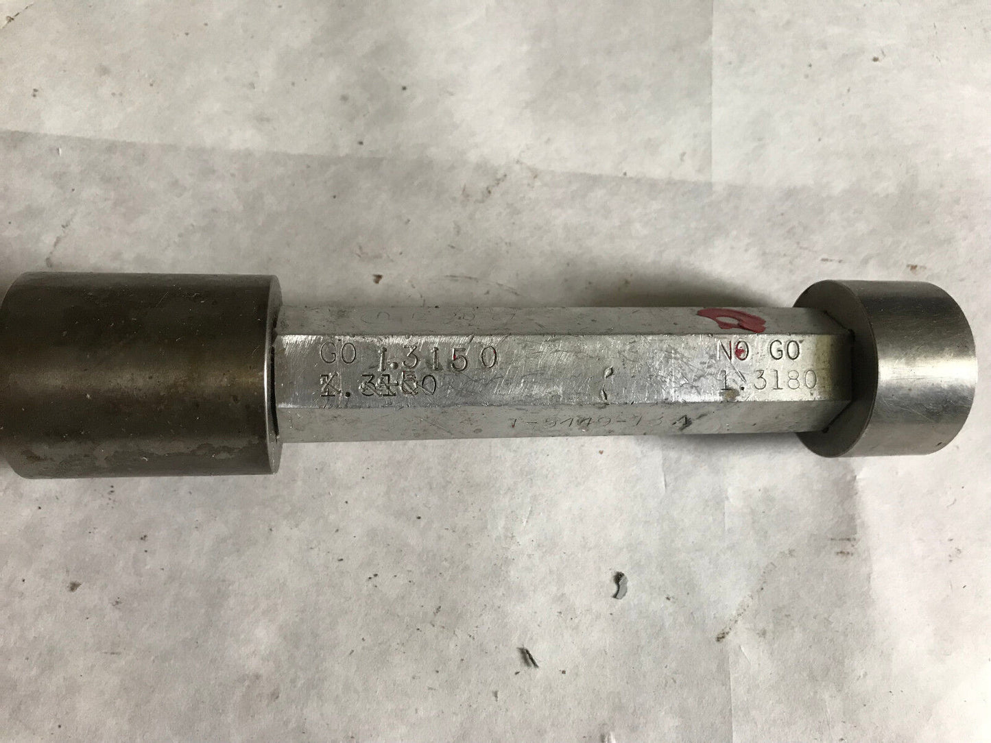 The Pipe Machinery Inspection Gage Go No Go Not Go  Plug Gage 1.3150 1.3180,Et