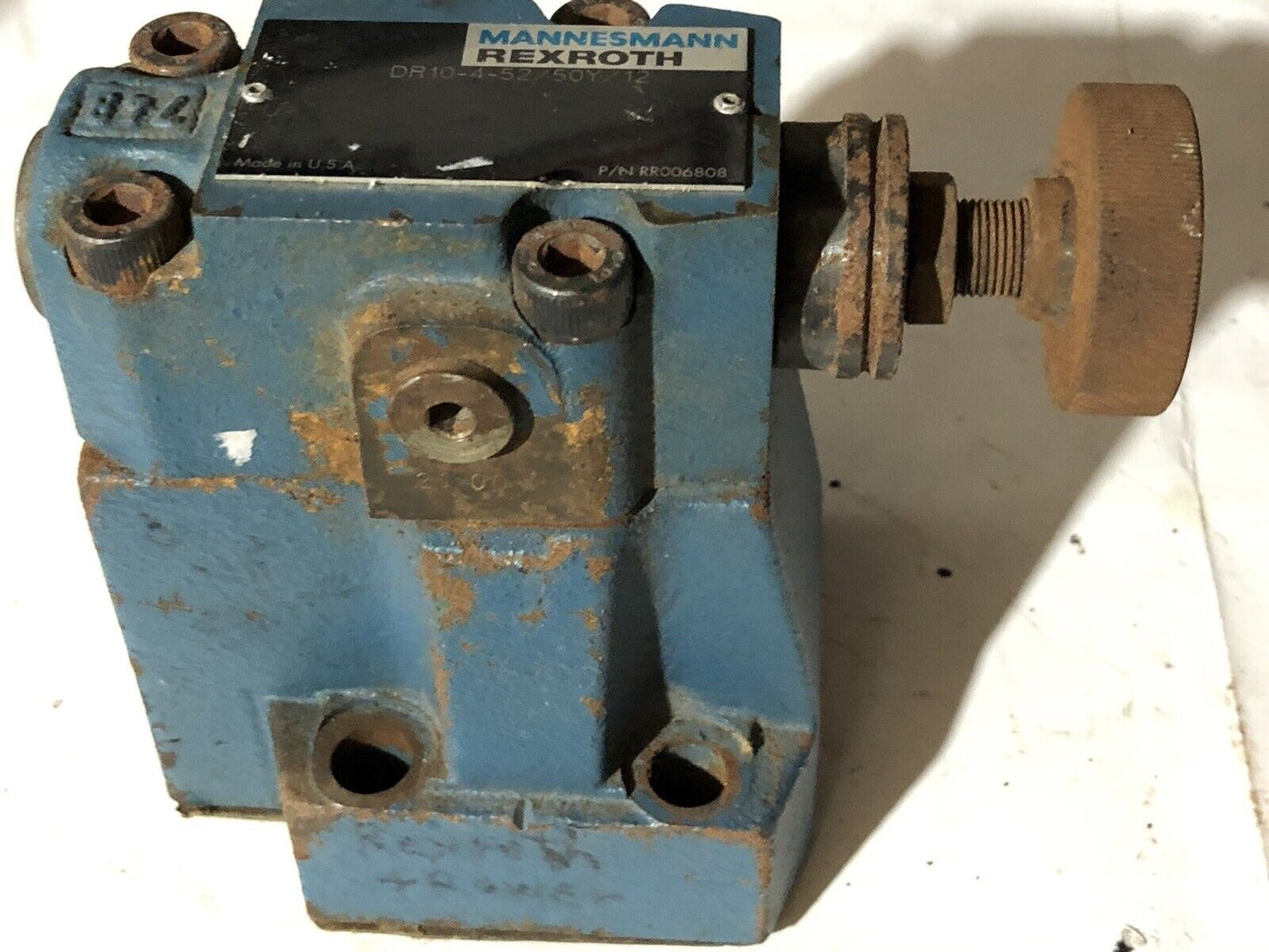 Mannesmann Rexroth Dr10-4-52/50Y/12, Rr006808  Hydraulic Servo Valve,748,To