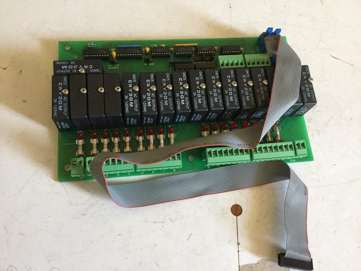 New Crydom Com 4312020-020A I/O Board Csa Ll83498,Ae