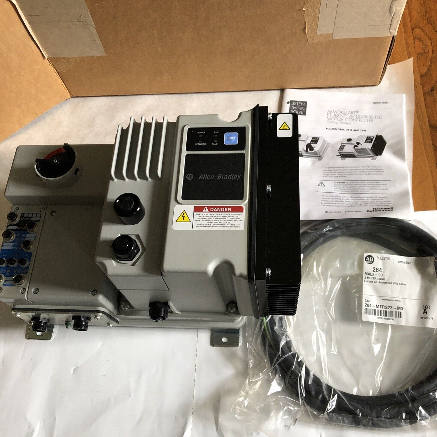 New Allen Bradley 284E-Fvd2p3z-10-Rrn-Db1-Sbw,280E-10-R Variable Drive,Br
