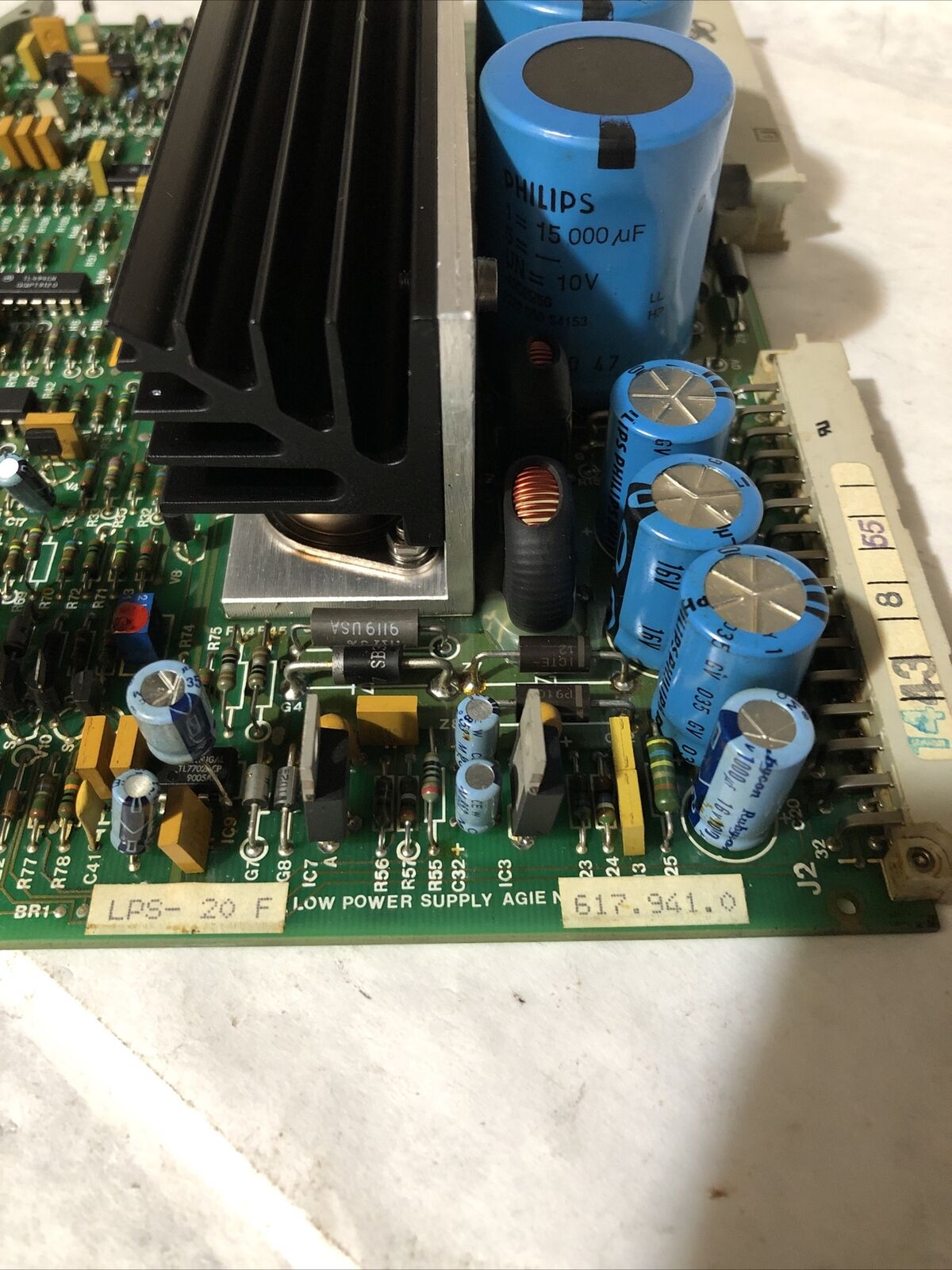 Agie 617.941.0, Lps-20 F Low Power Supply Wire Edm Pcb Card, Lps-20 Circuit,Bx