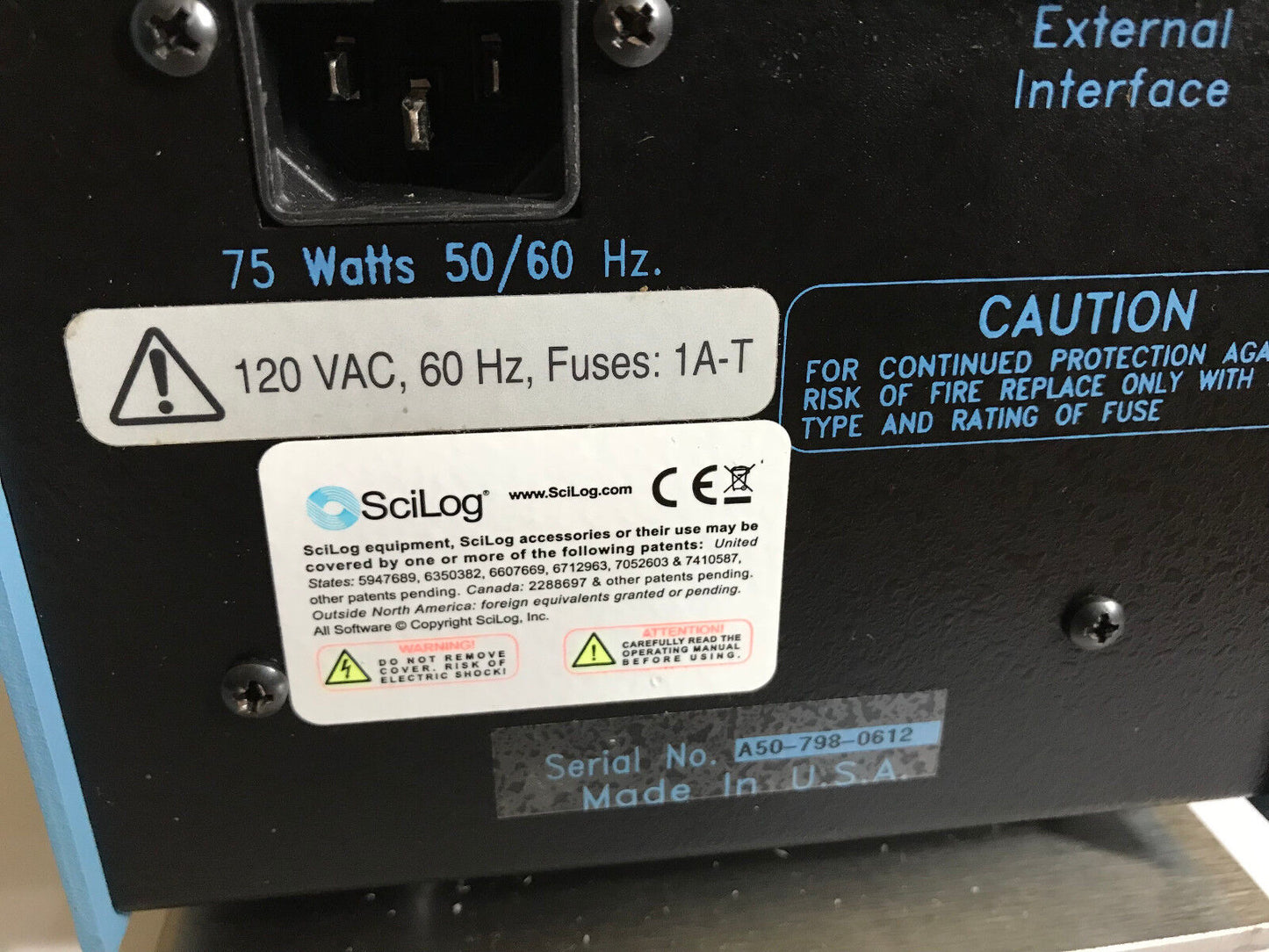 New Scilog Accu Metering Pump,Fluid Metering Rh1ckc,(No Power Cord),120B,1A-T,Dk