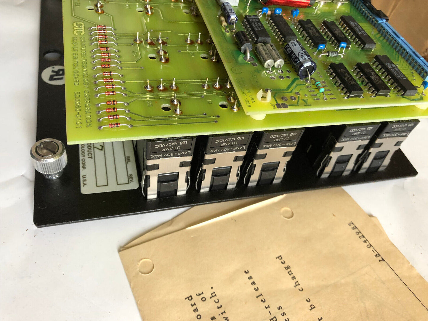 New Ctc Mls-1132 Lighted Pushbutton Module Ips 2000,Mls Logic Bd0059-0203,De