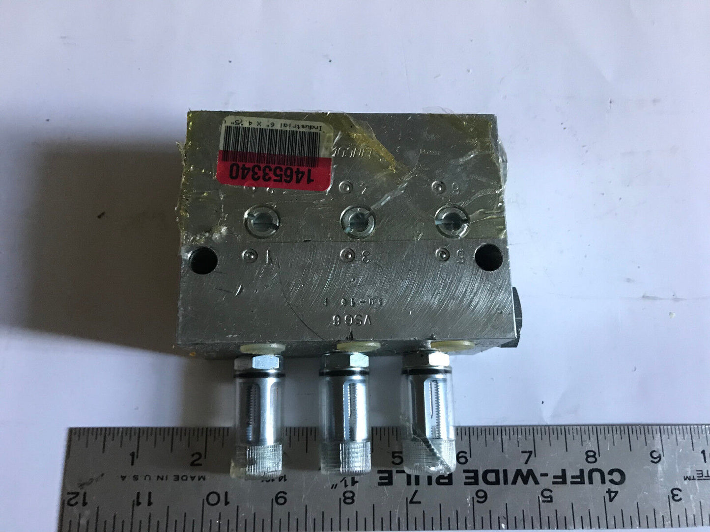 Lincoln Vsg6 Industrial 6" X 4.75" Valve Block Industrial 10-16,Em