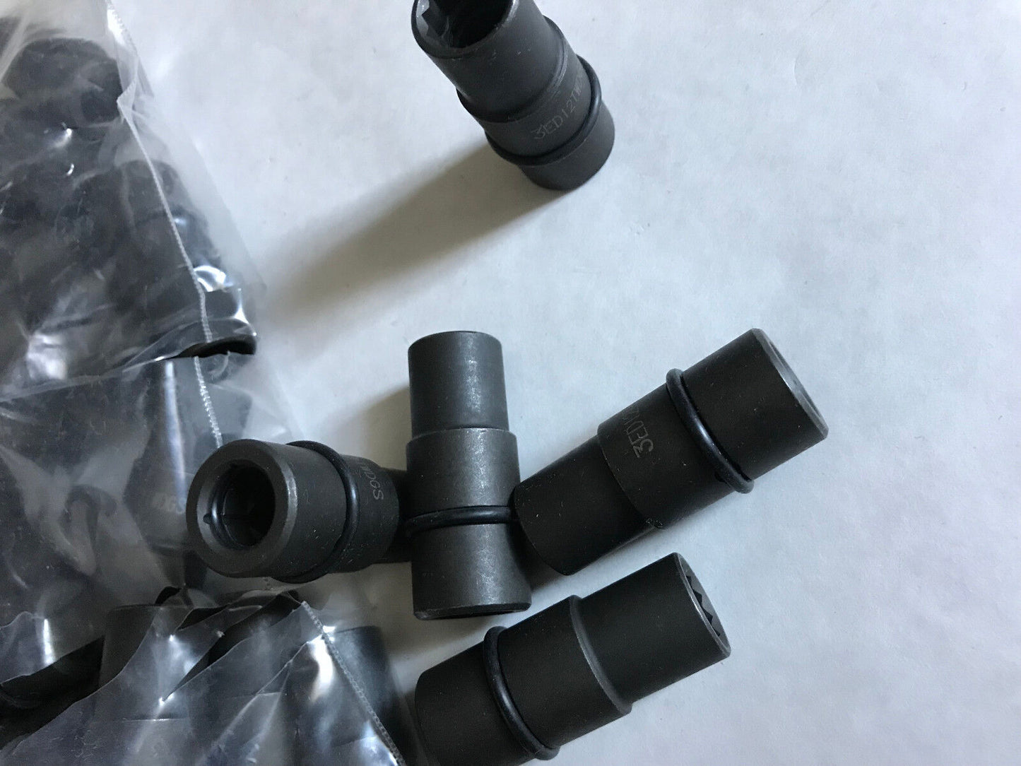 New Lot 3 Nac 3Ed12twdgs 12Mm Assembly Sockets, Double Hex,Sa,An