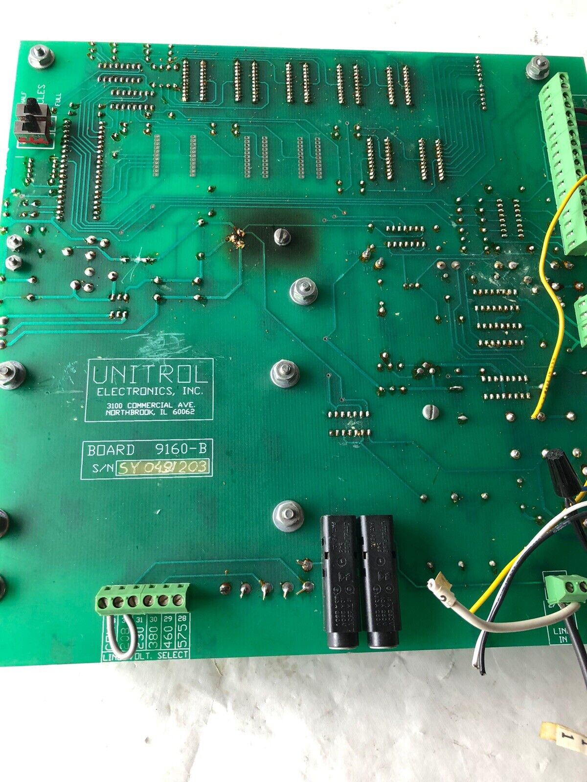 Unitrol 9160-B Welding Control Board Circuit Board No 9160,Fi