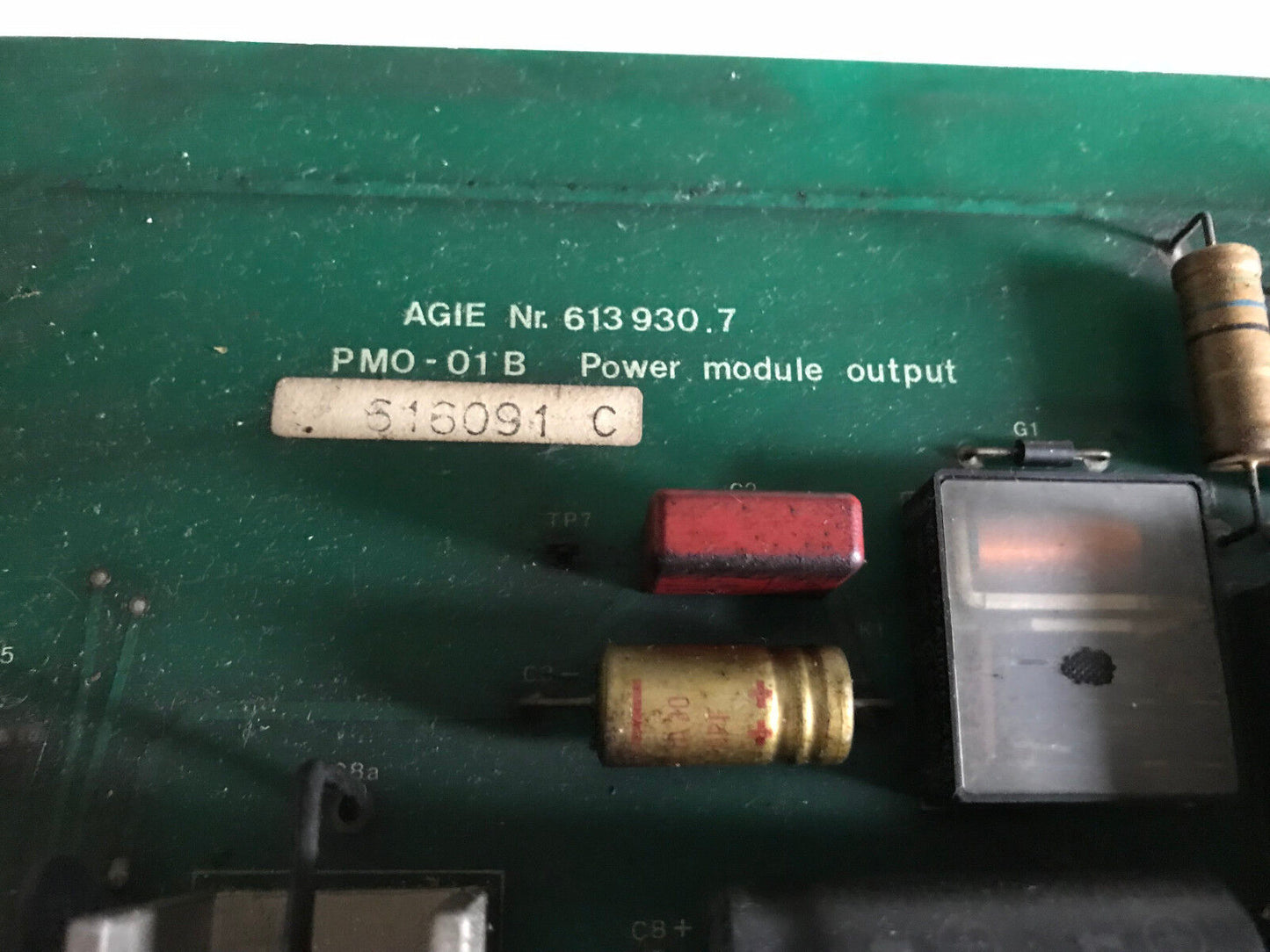 Agie 613930.7,Pcb Board Pmo-01 B  616091 A Power Module Output 613 930. 7,To
