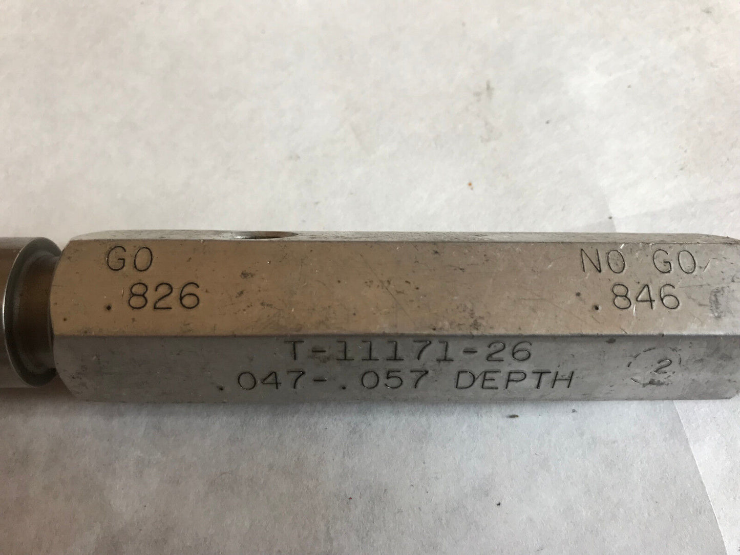 The Pipe Machinery 826,846 Go No Go Plug Gauge Inspection Gage .826 .846,Ag