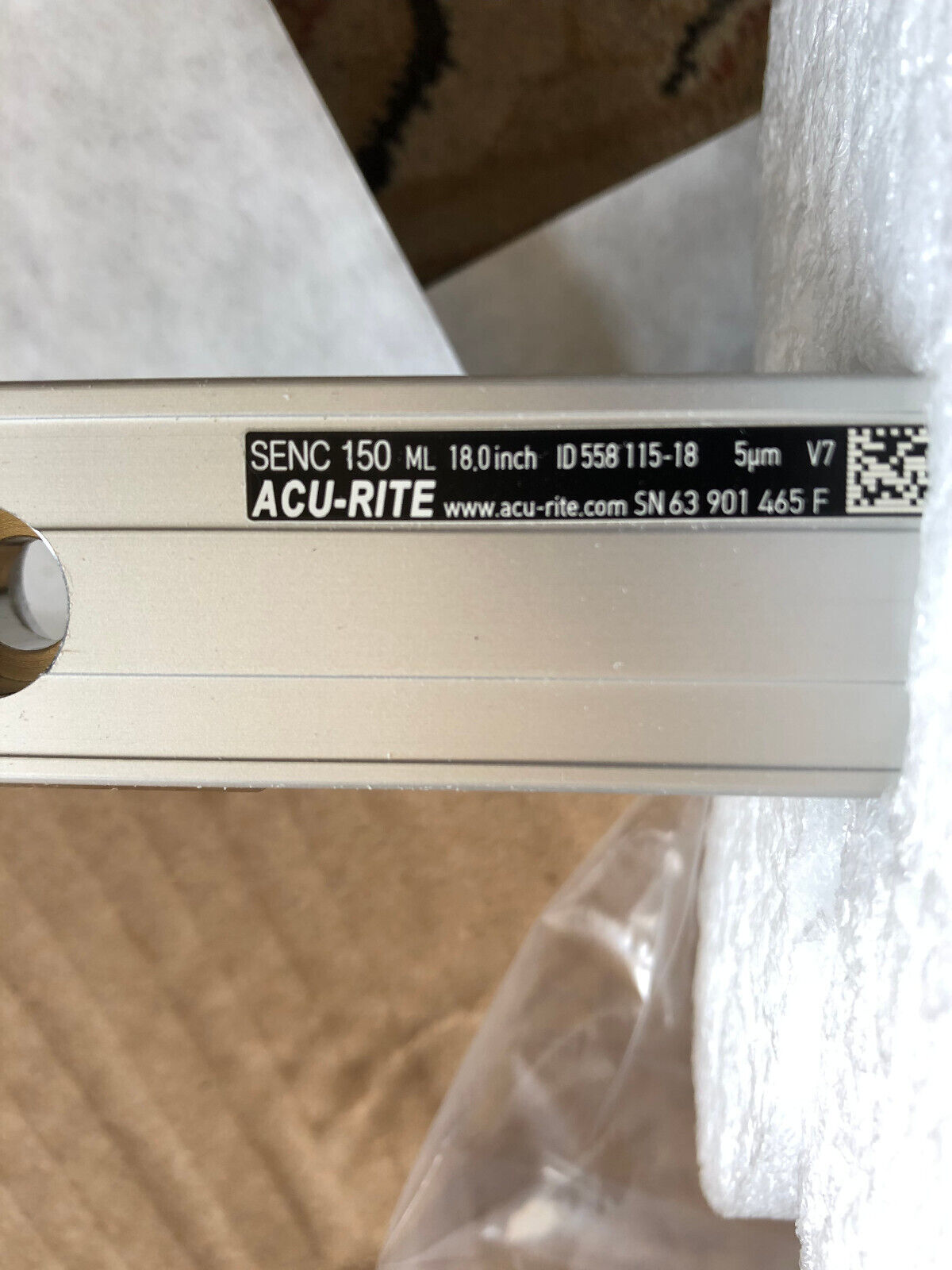 New Acu-Rite 558 115-18 5Um V7 Linear Encoder Ml Senc 150 18.0",Id 558115-18,Am