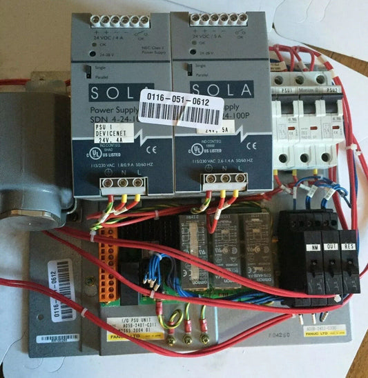 Fanuc A05b-2401-C311,A20b-1007-0540/01A,A05b-2452-C300 I/O Psu Unit,Ee