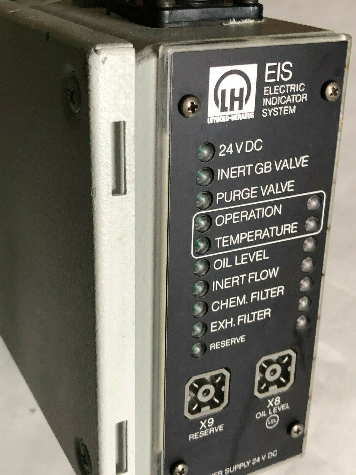 Lh 16097,Leybold-Heraeus 16097,Eis 160 97  Electrical Indicator System 24Vdc,Tj