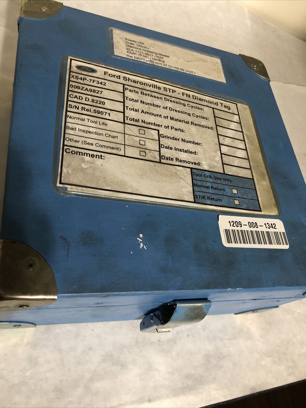 Koepfer Xs4p-7F342 Diamond Master Dresser Hone,9Za-1721-9827 /Rzp,27Mm Ford,Fd