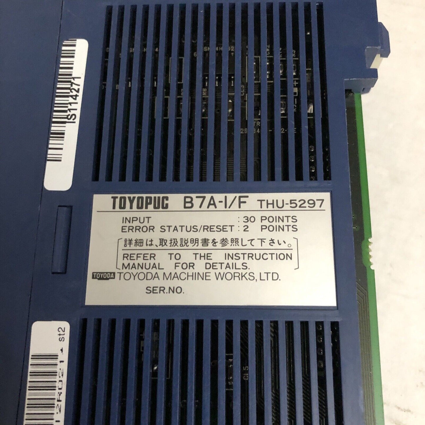 Toyoda Toyopuc B7a-I/F Ethernet Link Module,B7a-I/F Thu-5297,Cy