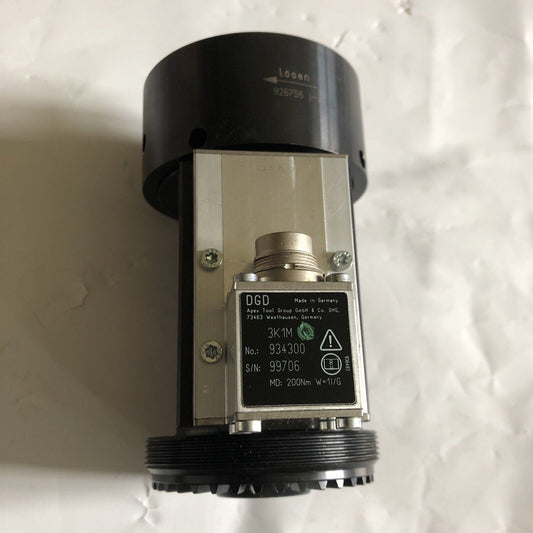 Apex Dgd 3K1m 934300 Modular Built-In Nutrunner Transducer Assembly 933635,Aa