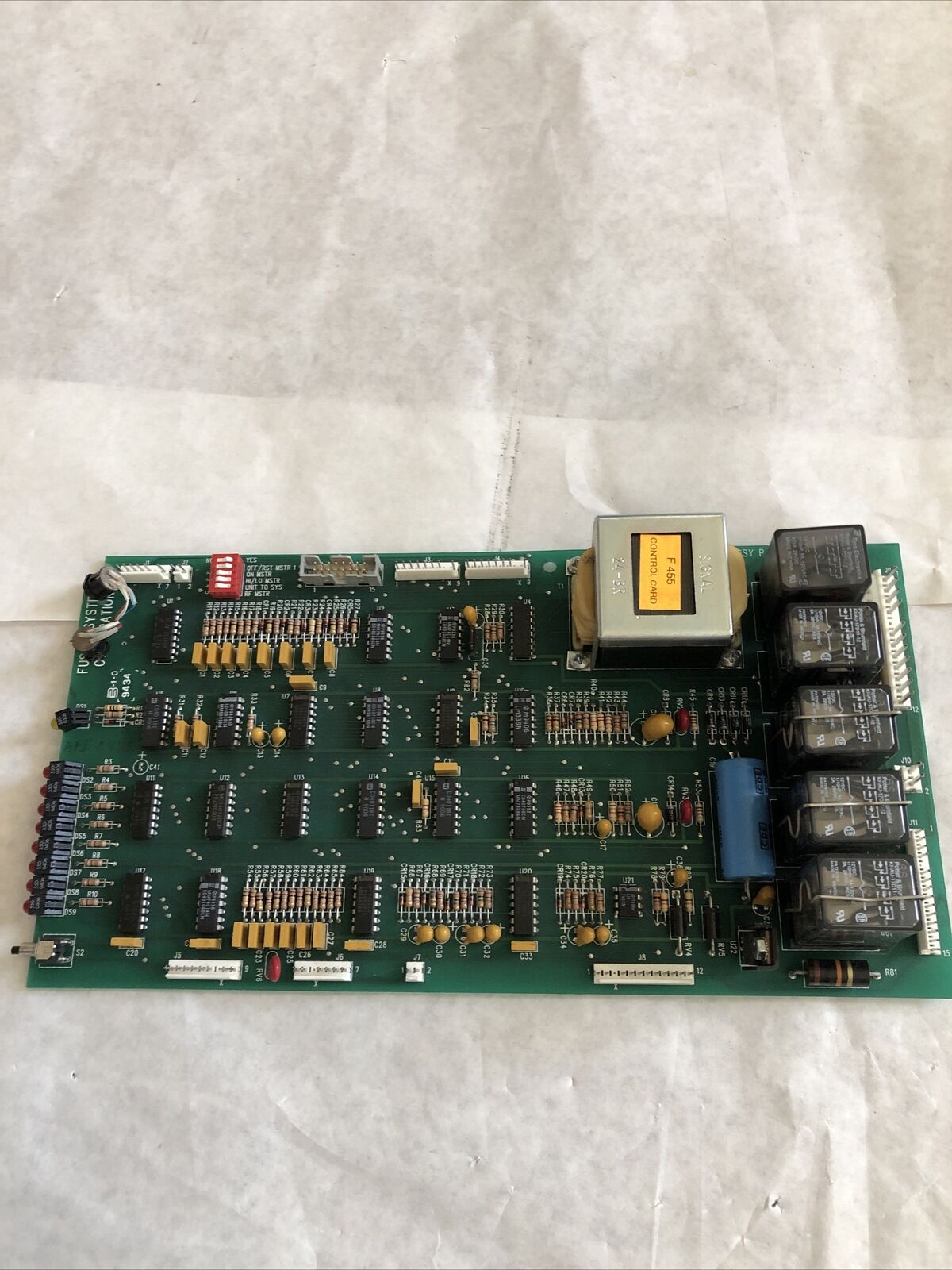 Fusion Uv Curing F455,Fusion Uv 038036 Rev Ap  F455 Control Board,Ec,Ed