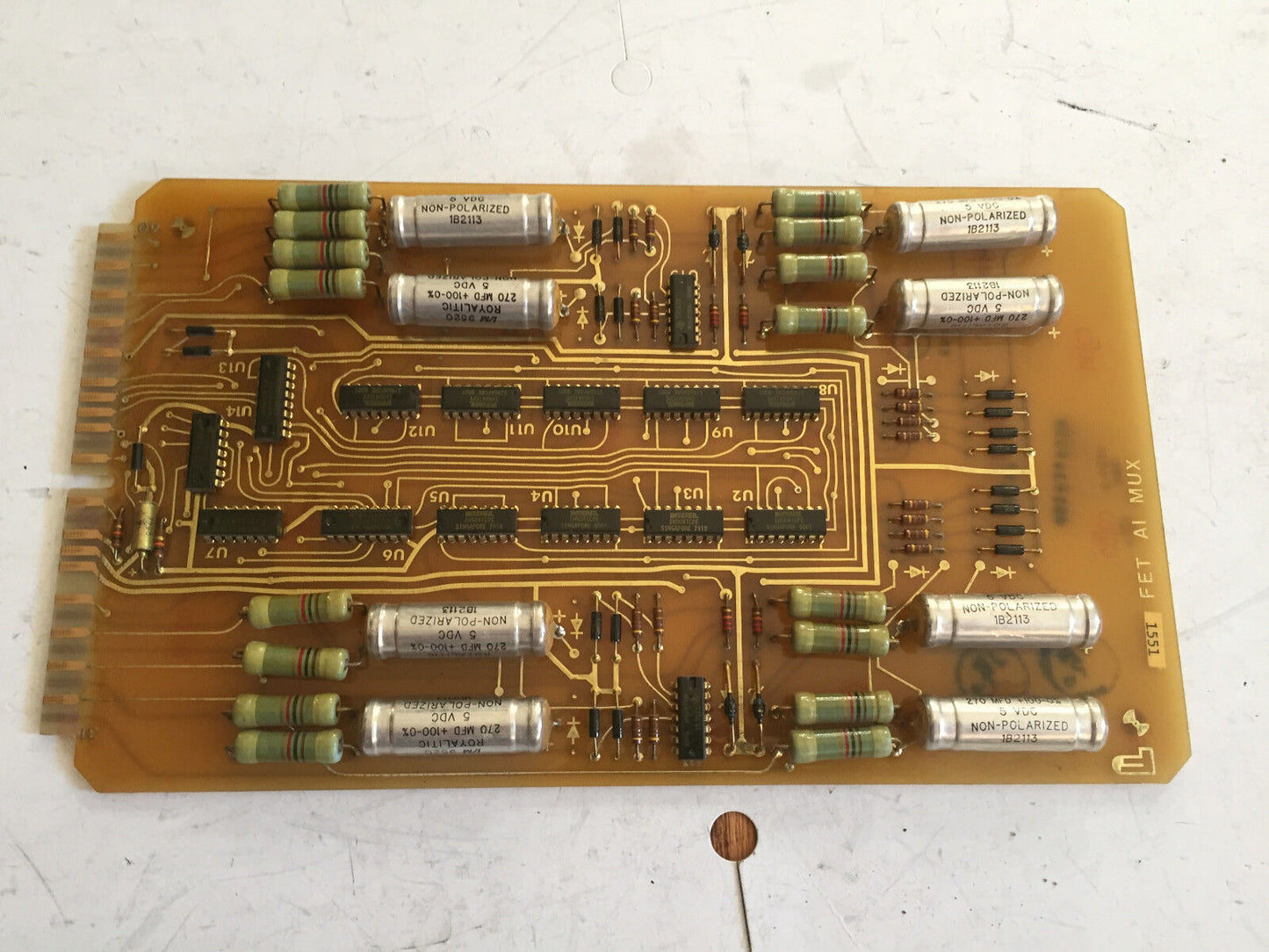 Fischer & Porter 85B389u02,358E913 Rev4 Abb Fet Ai Mux  Board,Ed