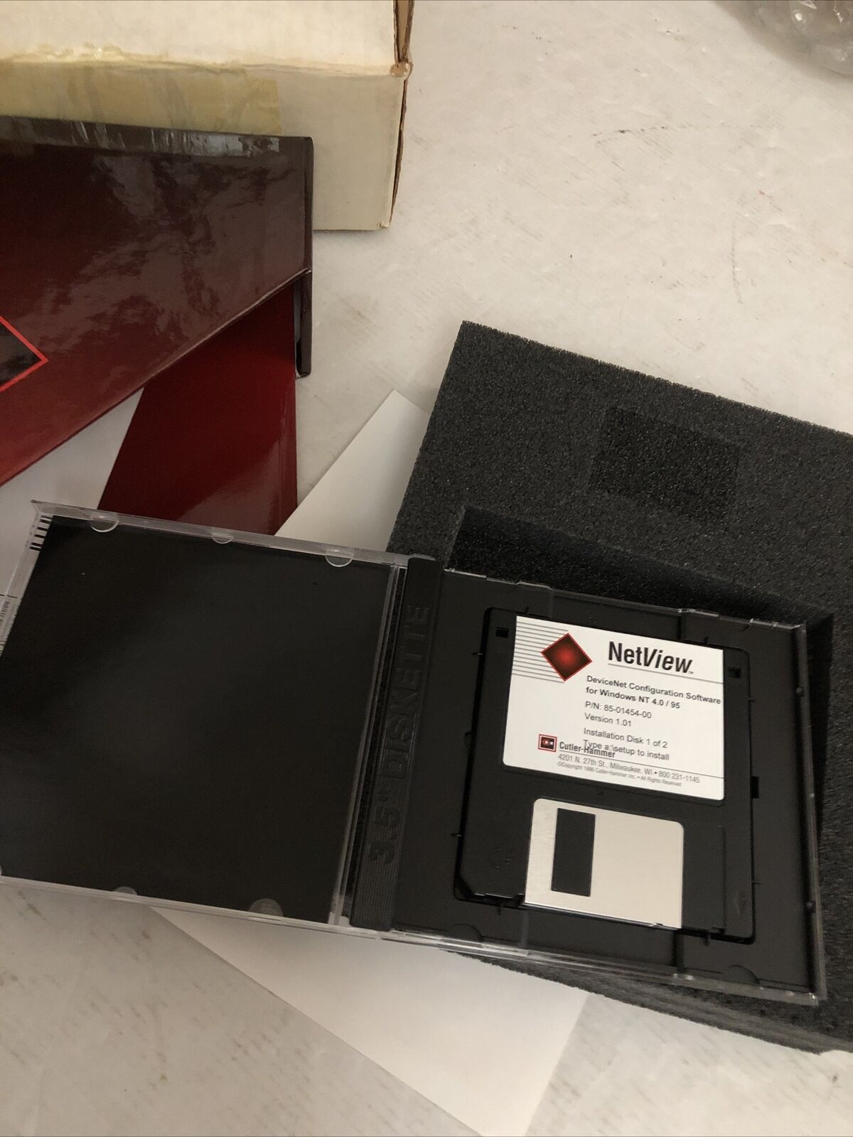 New Cutler Hammer 85-01454-00 Netview Devicenet Config. Software D911netview,Cs