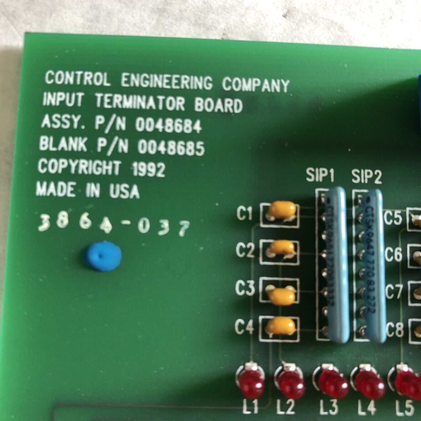 New Control Engineering 0048684,0048685 Output Terminal Board,En