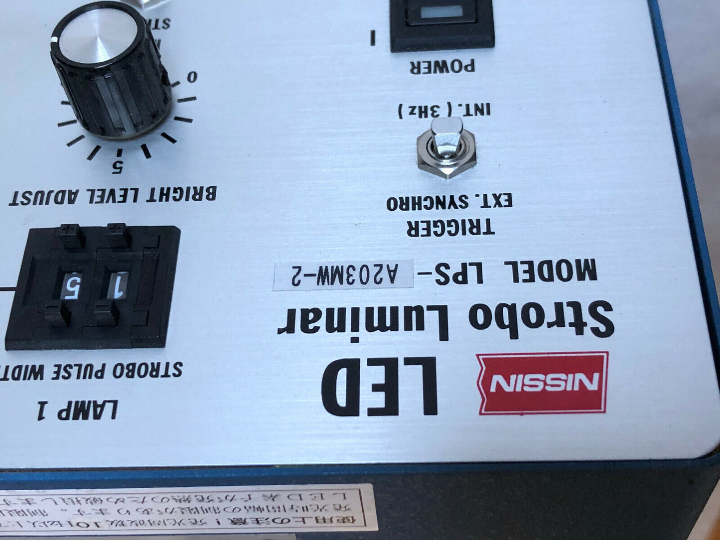 Nissin Lps-A203mw-2 Led Strobe Luminar Input=Ac85-250V,Ej