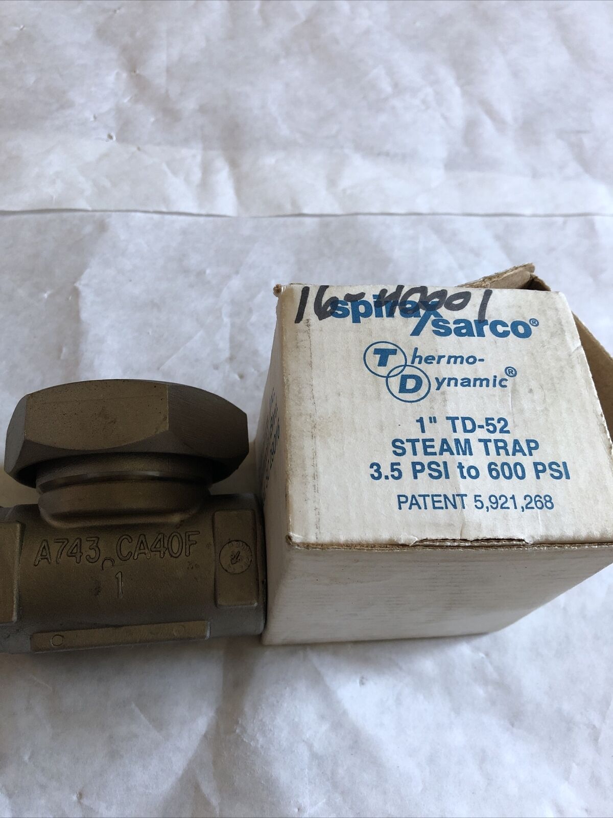 New 1” Td52,1" Spirax Sarco Td52,B.M. 54532C,Thermo Dynamic Steam Trap,Td 52,Eu