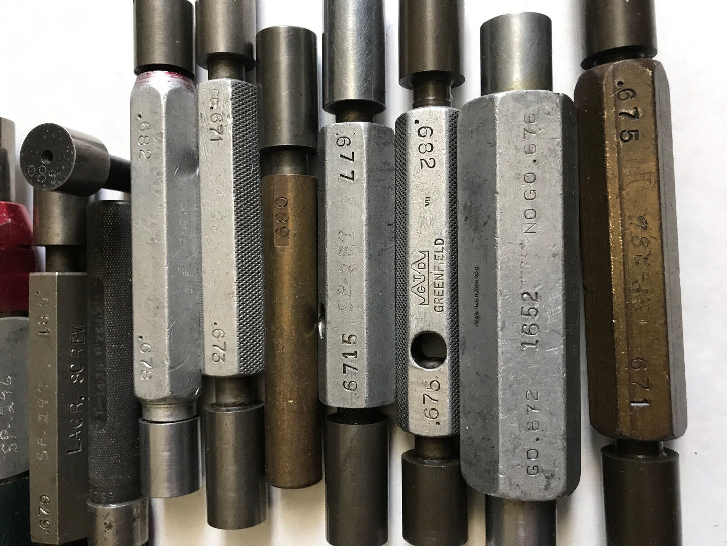 Lot The Pipe Machinery Go No Go Plug Gage .677,.6785,.6815,.679,.670,.682,Et