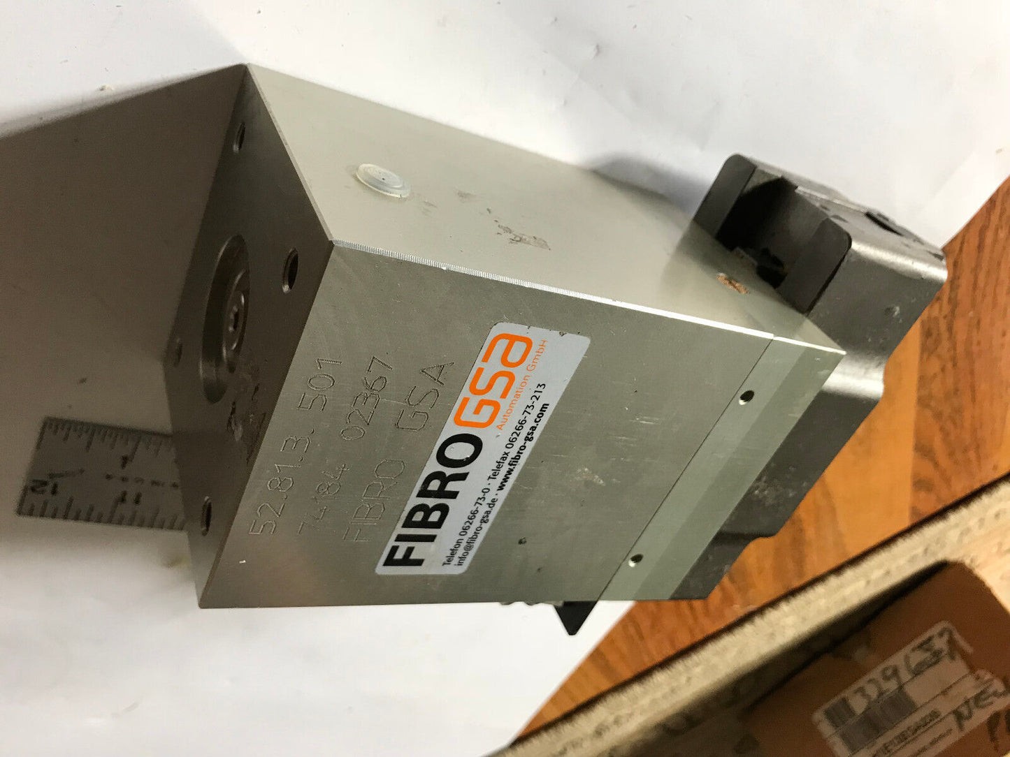 New Fibro Gsa 52.81.3.501 Pneumatic Robotic Gripper 74184 02367,Em