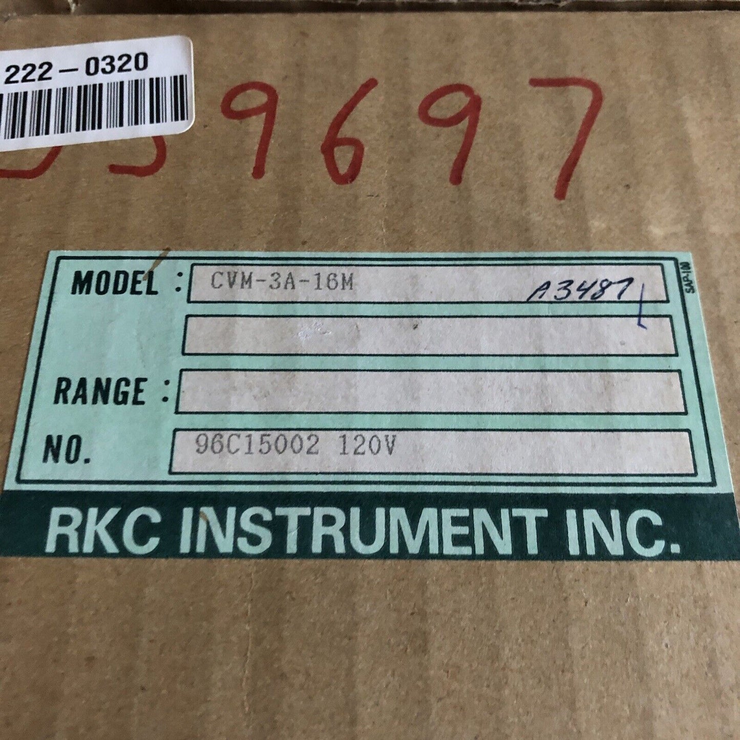 New Rkc Cvm-3A-16M,Rkc Cvm-3A-16M A3487 Power Supply , Rkc Cvm-3A,Sa,Bb