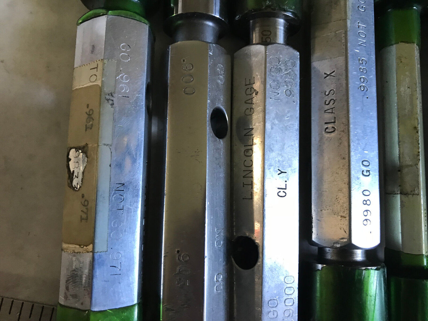 Lot Plug Gage Go Nogo Van Keuren .9000,9050,910,920,9100,9150,946,9980,9050,Es