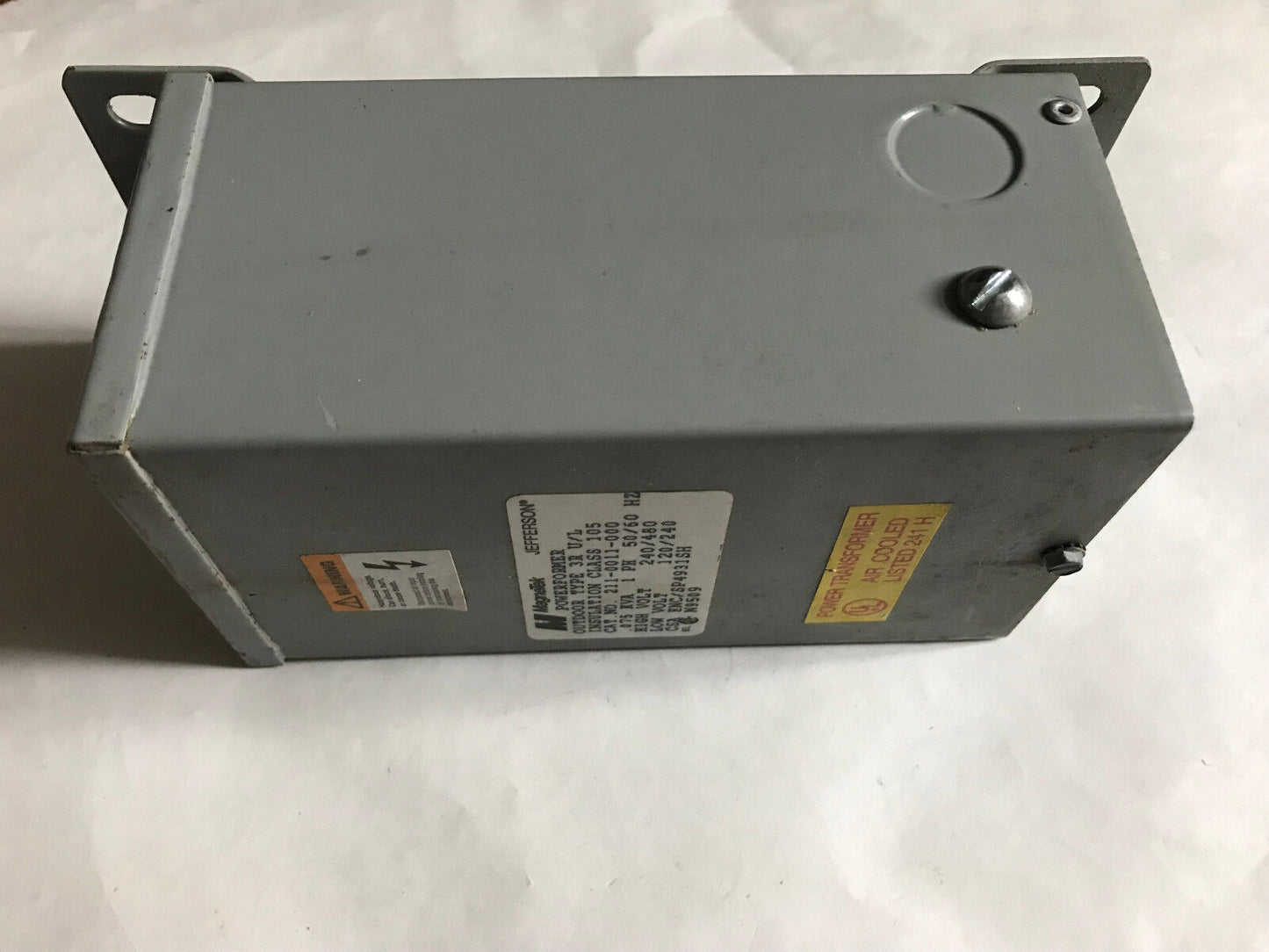 Magnetek 211-0011-000 Performer Transformer 0.075 Kva 3Ru/L 1Ph Ins Class 105,Et