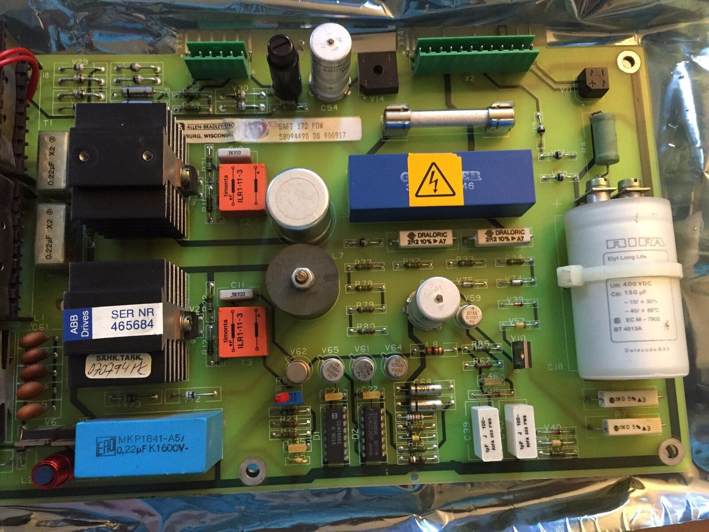 Allen Bradley 3500-P07,3500-Po7,Saft 172 Pow,58094498 Db 900917 Power-Supply,Cg