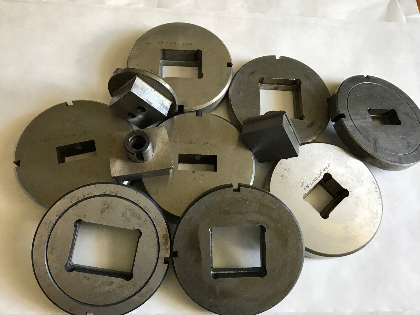 Lot 2 Sets Wilson/Strippit Rectangle Punches & Dies 1.750X1.875 - 1.681X2.224,Ad