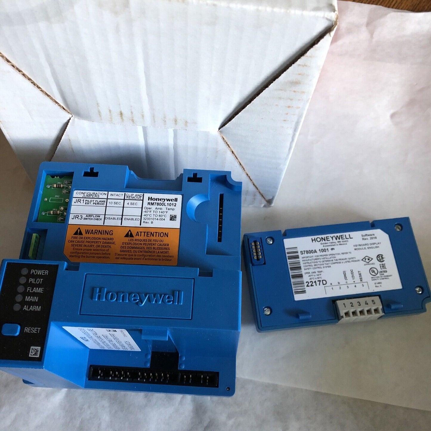 New Honeywell Rm7800l1012 Burner Control Rm7800l 1012,S7800a 1001,Su
